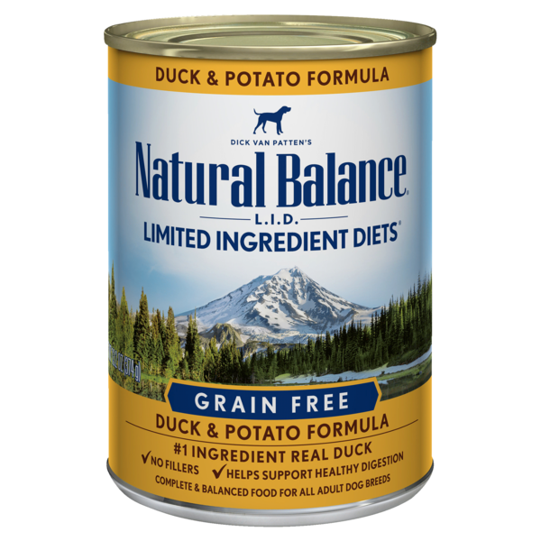 Natural Balance L.I.D. Limited Ingredient Diets Duck &amp; Potato Formula Wet Dog Food 369g