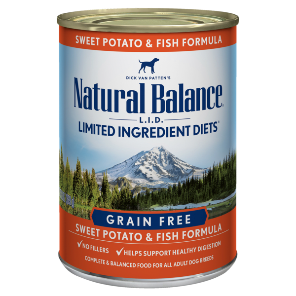 Natural Balance L.I.D. Limited Ingredient Diets Sweet Potatoes &amp; Fish Wet Dog Food 369g