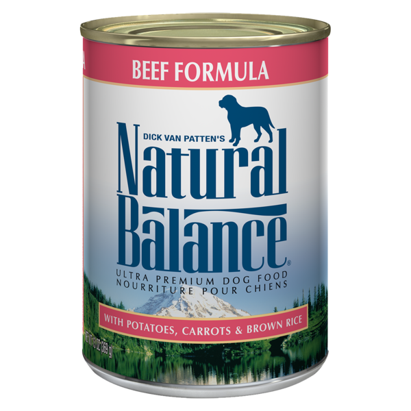 Natural Balance Ultra Premium Beef Formula Canned Dog Food 369g