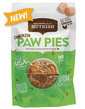 Rachael Ray Nutrish Chicken Paw Pie Dog Treats 340g