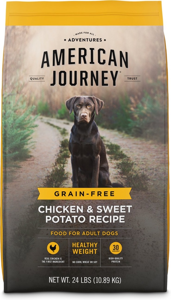 American Journey Healthy Weight Chicken &amp; Sweet Potato Recipe Grain-Free Dry Dog Food 10.9kg