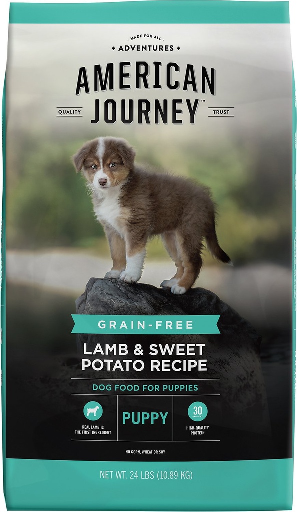 American Journey Puppy Lamb &amp; Sweet Potato Recipe Grain-Free Dry Dog Food 10.9kg