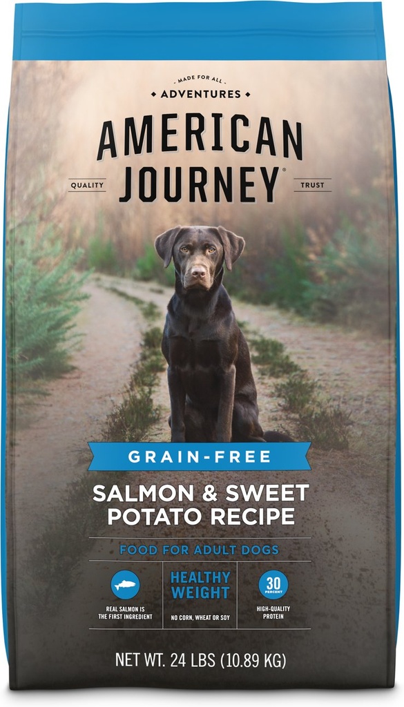 American Journey Healthy Weight Salmon &amp; Sweet Potato Recipe Grain-Free Dry Dog Food 10.9kg