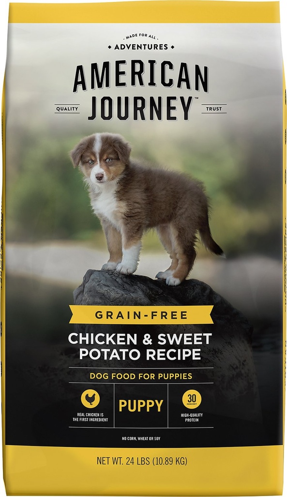 American Journey Puppy Chicken &amp; Sweet Potato Recipe Grain-Free Dry Dog Food 10.9kg