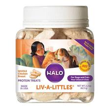 Halo Liv-a-Littles Grain-Free 100% Chicken Breast Freeze-Dried Dog &amp; Cat Treats 62.3g