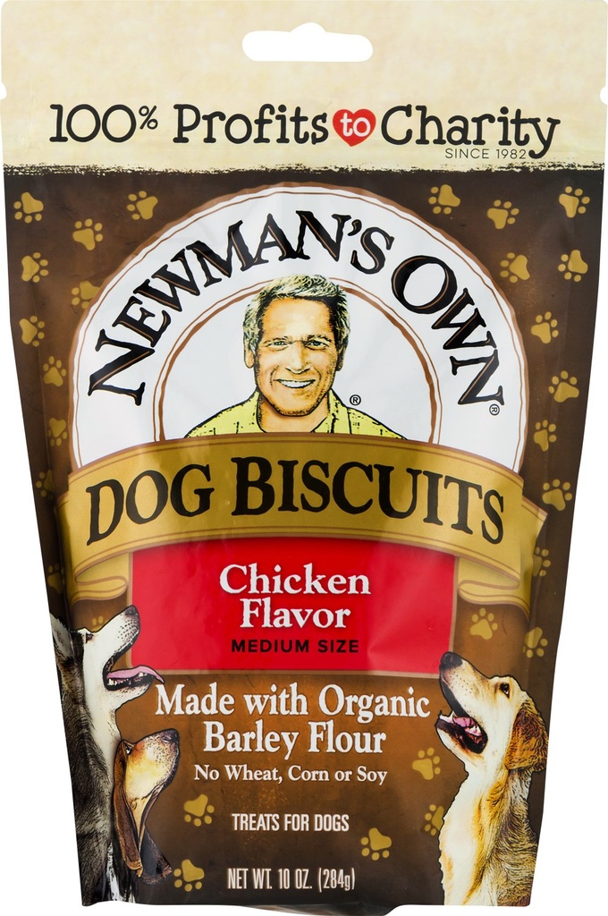 Newman's Own Chicken Flavor Medium Size Dog Treats 284g