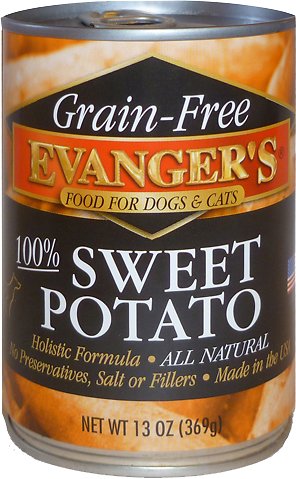 Evanger's Grain-Free Sweet Potato Case of 12 Canned Dog &amp; Cat Food Supplement 369g