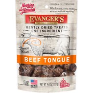 Evanger's Nothing but Natural Beef Tongue Gently Dried Dog &amp; Cat Treats 127g