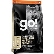 Go! Solutions Carnivore Grain-Free Lamb + Wild Boar Recipe Dry Dog Food 10kg