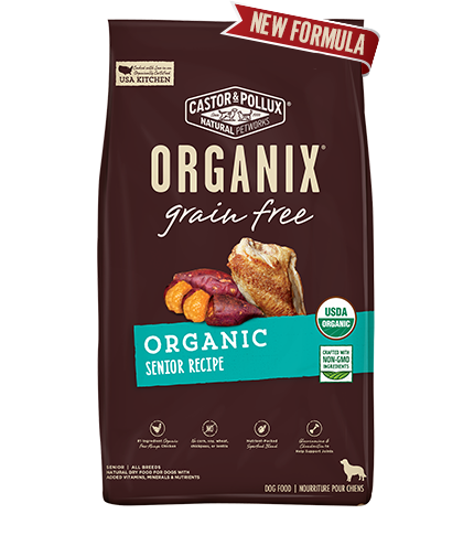 Castor &amp; Pollux ORGANIX Organic Senior Recipe Grain-Free Dry Dog Food 4.5kg