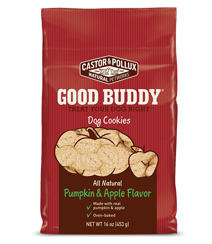 Castor &amp; Pollux Good Buddy Pumpkin &amp; Apple Flavor Cookies Dog Treats 453g