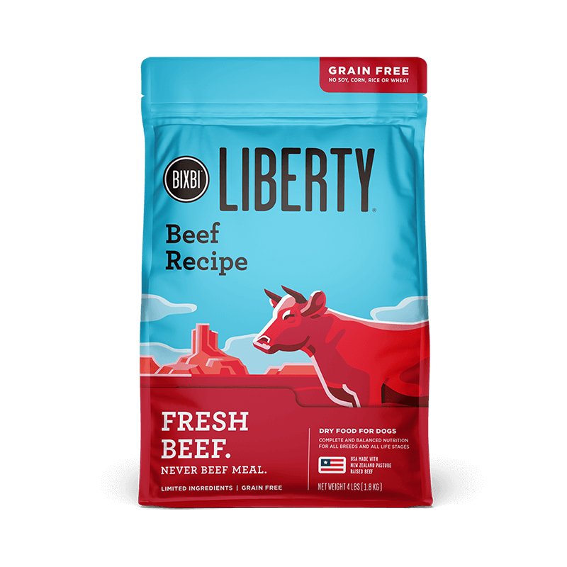 BIXBI Liberty Beef Recipe Grain-Free Dry Dog Food 10kg