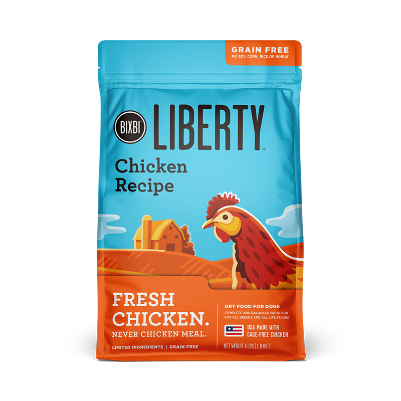 BIXBI Liberty Chicken Recipe Grain-Free Dry Dog Food 10kg