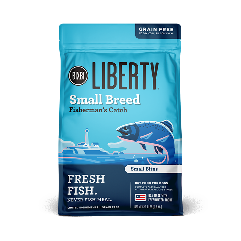 BIXBI LIBERTY FISHERMAN'S CATCH Small Breed Grain-Free Dry Dog Food 5kg