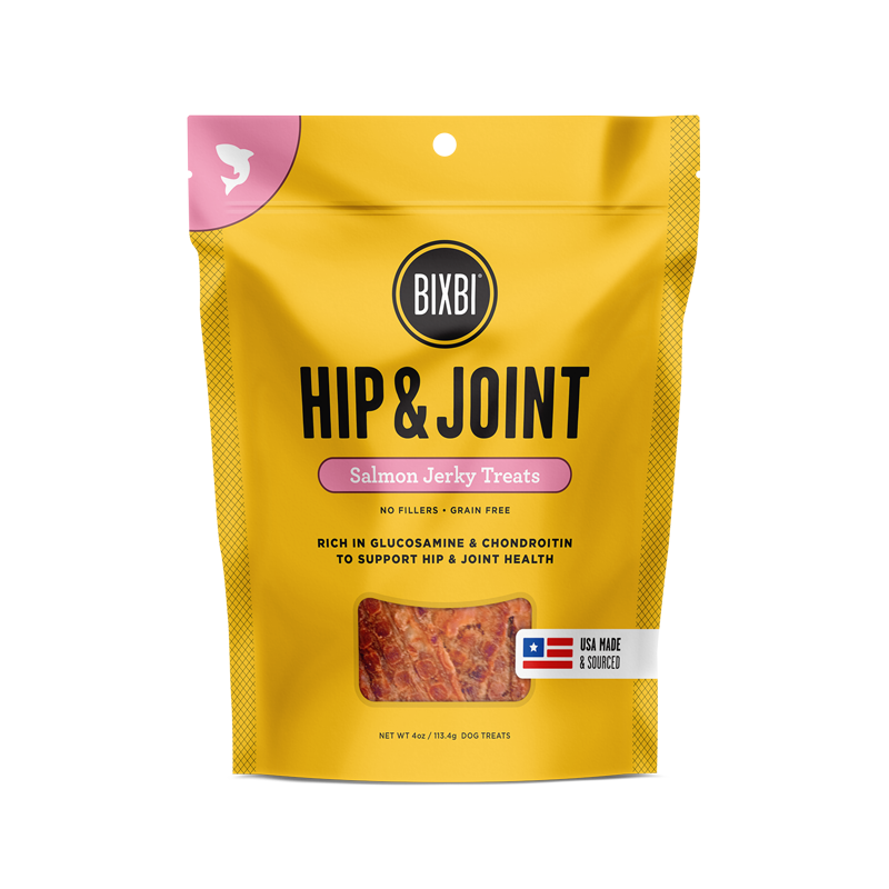 BIXBI Hip &amp; Joint Salmon Jerky Grain-Free Dog Treats 340g