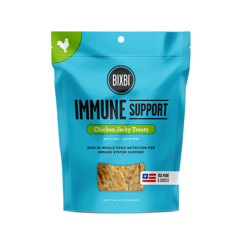 BIXBI Immune Support Chicken Jerky Dog Treats 340g