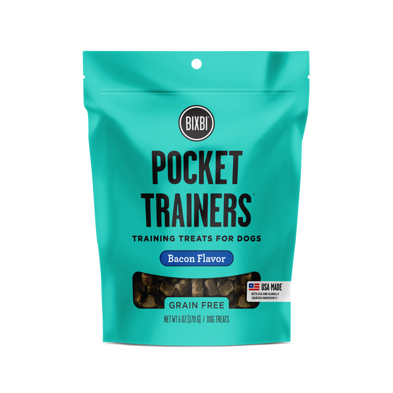 BIXBI Pocket Trainers Bacon Flavor Grain-Free Dog Treats 170g