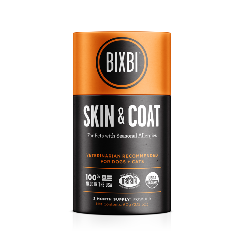 BIXBI Organic Pet Superfood Skin &amp; Coat Daily Dog &amp; Cat Supplement 60g