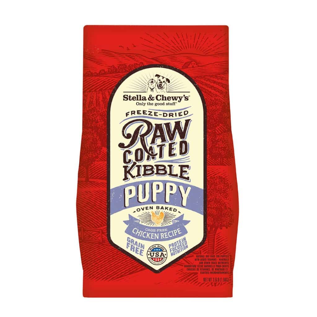 STELLA &amp; CHEWY'S RAW COATED CAGE FREE CHICKEN PUPPY DRY DOG FOOD 10kg