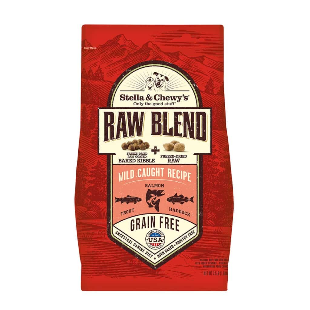 STELLA &amp; CHEWY'S RAW BLEND WILD CAUGHT DRY DOG FOOD 10kg