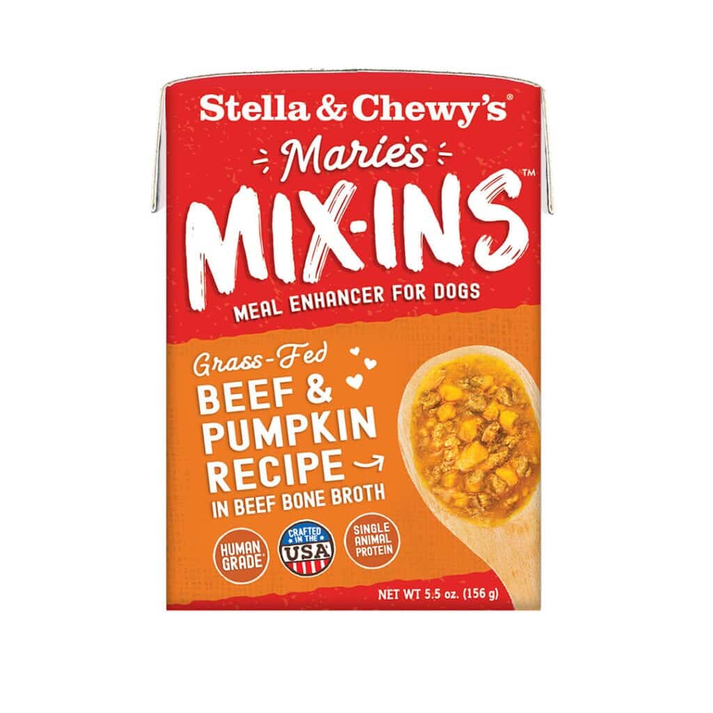 STELLA &amp; CHEWY'S MARIES MIX-INS BEEF &amp; PUMPKIN RECIPE WET DOG FOOD 156g