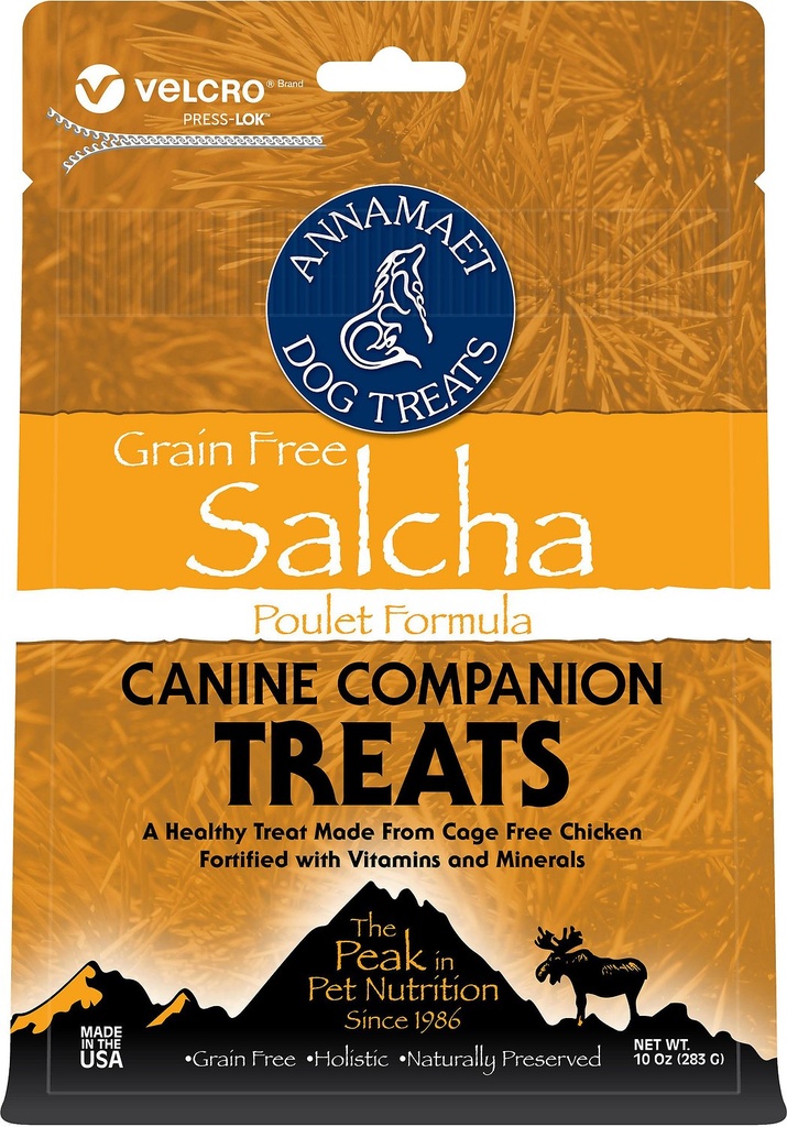 Annamaet Grain-Free Salcha Poulet Formula Dog Treats 198g