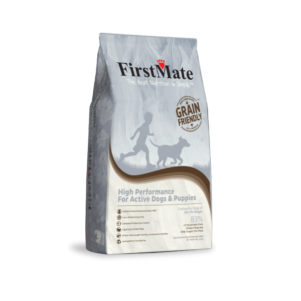 FirstMate Grain Friendly High Performance for Active Dogs and Puppies Dry Dog Food 11.3KG