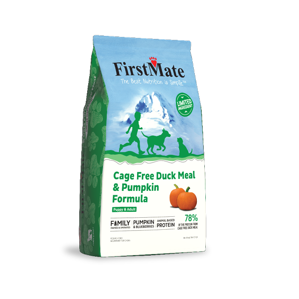 FirstMate Limited Ingredient Diet Grain-Free Cage Free Duck Meal &amp; Pumpkin Formula Dry Dog Food 13kg