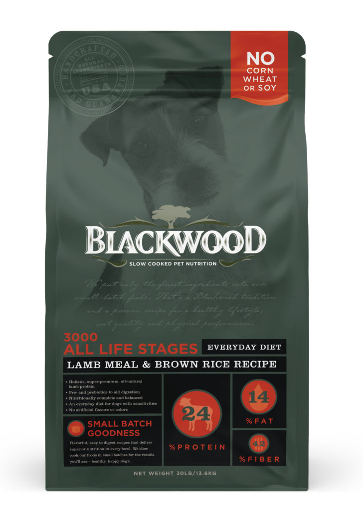 Blackwood 3000 Lamb Meal &amp; Brown Rice Recipe Everyday Diet Dry Dog Food 13.6kg