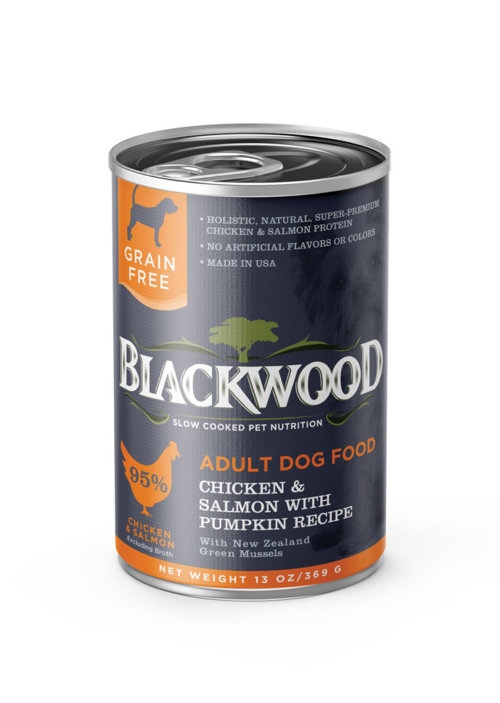 Blackwood Chicken &amp; Salmon With Pumpkin Grain-Free Adult Case of 12 Canned Dog Food 369g