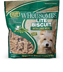 SPORTMiX Wholesomes Grain-Free Lite Biscuit with Lamb Meal Dog Treats 1.36kg