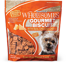 SPORTMiX Wholesomes Grain-Free Gourmet Biscuit with Real Cheddar Cheese Dog Treats 1.36kg