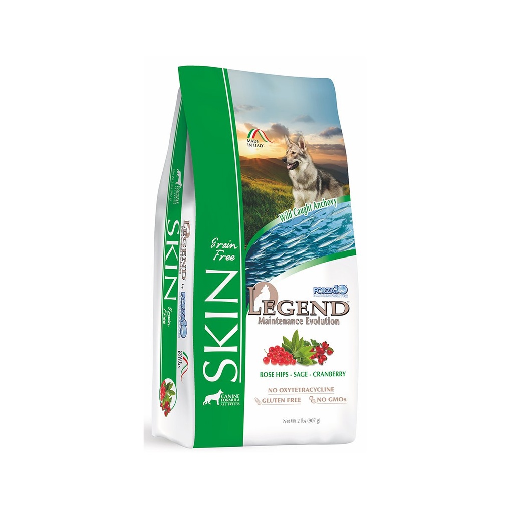 FORZA10 NUTRACEUTIC LEGEND SKIN GRAIN-FREE WILD CAUGHT ANCHOVY DRY DOG FOOD 11.3kg