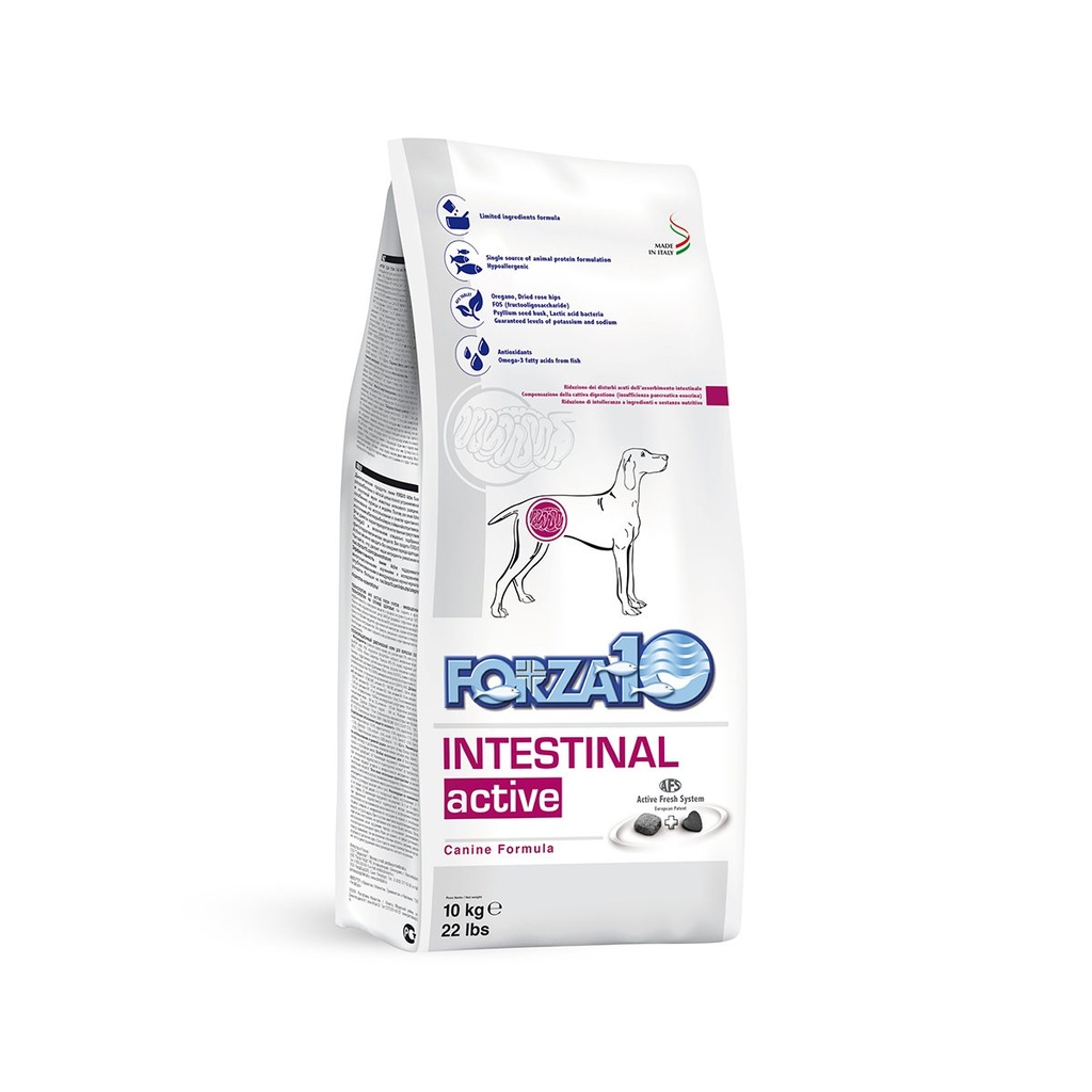 FORZA10 NUTRACEUTIC ACTIVE INTESTINAL SUPPORT DIET DRY DOG FOOD 10kg