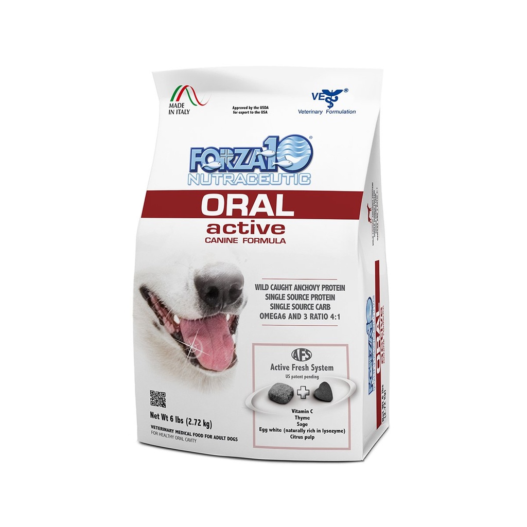 FORZA10 NUTRACEUTIC ACTIVE LINE ORAL SUPPORT DIET DRY DOG FOOD 2.72kg