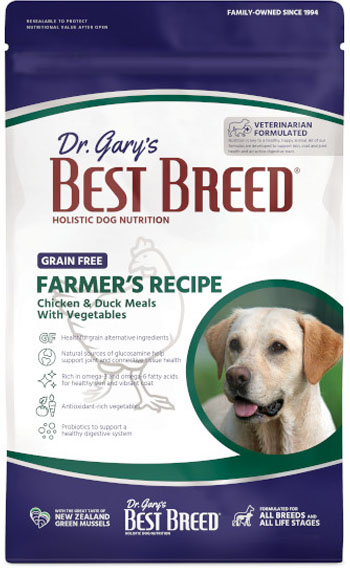 Dr. Gary's Best Breed Holistic Grain-Free Farmers Recipe With Chicken with Fruits &amp; Vegetables Dry Dog Food 11.8kg