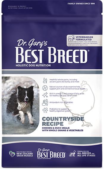 Dr. Gary's Best Breed Holistic Countryside Recipe With Chicken with Vegetables &amp; Herbs Dry Dog Food 11.8kg