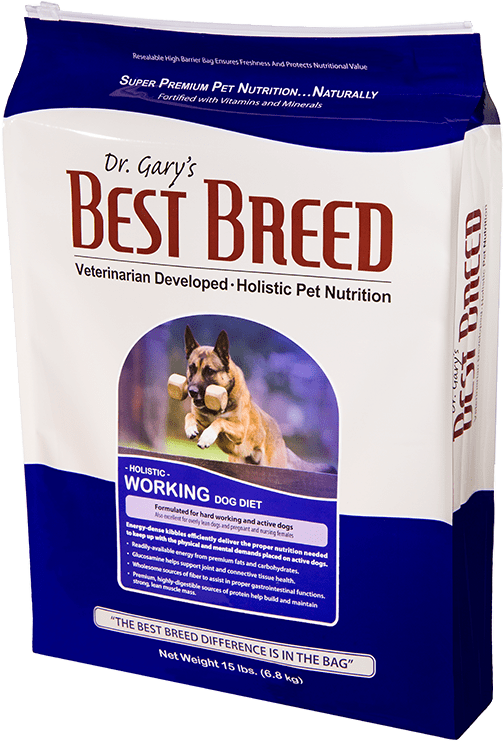 Dr. Gary's Best Breed Holistic Working Dog Diet Dry Dog Food 13.6KG