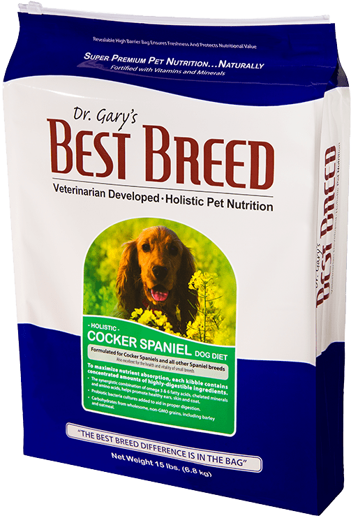 Dr. Gary's Best Breed Holistic Cooker Spaniel Dog Diet Dry Dog Food 13.6kg