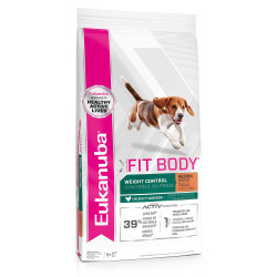 Eukanuba Fit Body Weight Control Medium Breed Dry Dog Food 13.6kg