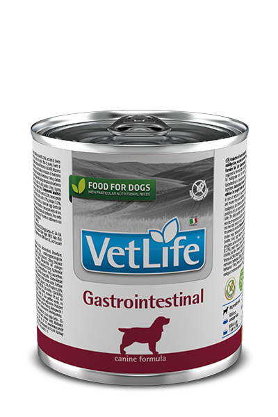 FARMINA VETLIFE GASTROINTESTINAL CASE OF 6 WET DOG FOOD 300G