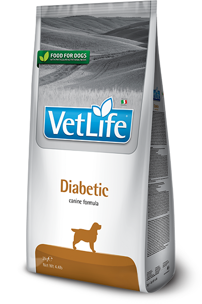 FARMINA VETLIFE DIABETIC CANINE DRY DOG FOOD 12KG