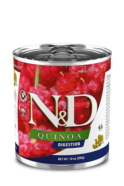 FARMINA N&amp;D QUINOA DIGESTION CASE OF 12 WET CANNED DOG FOOD 285G