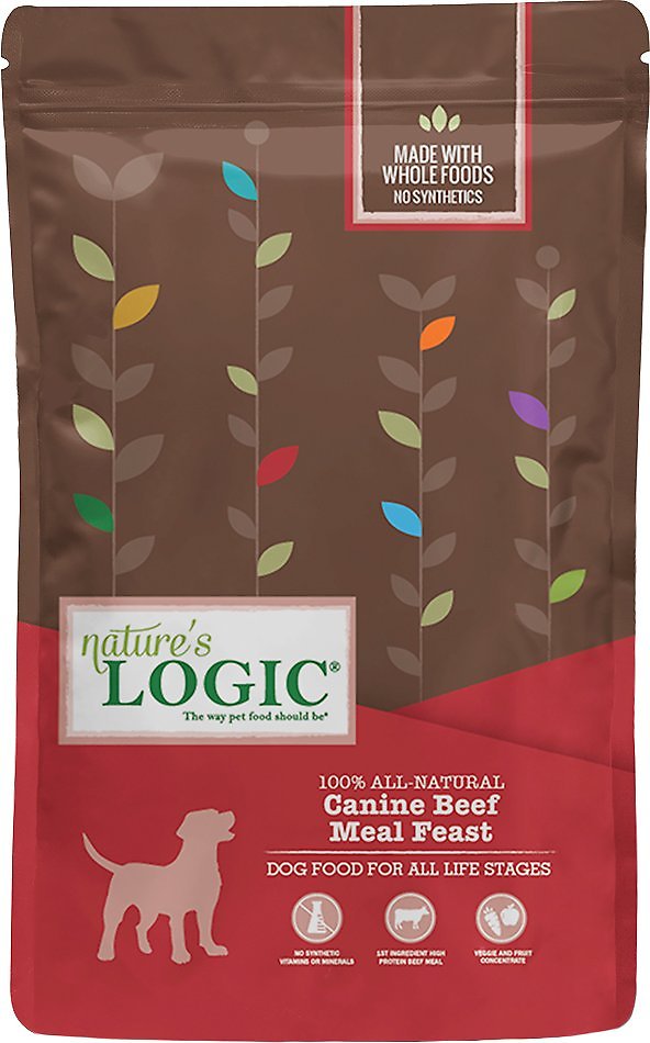 Nature's Logic Canine Beef Meal Feast All Life Stages Dry Dog Food 11.33kg