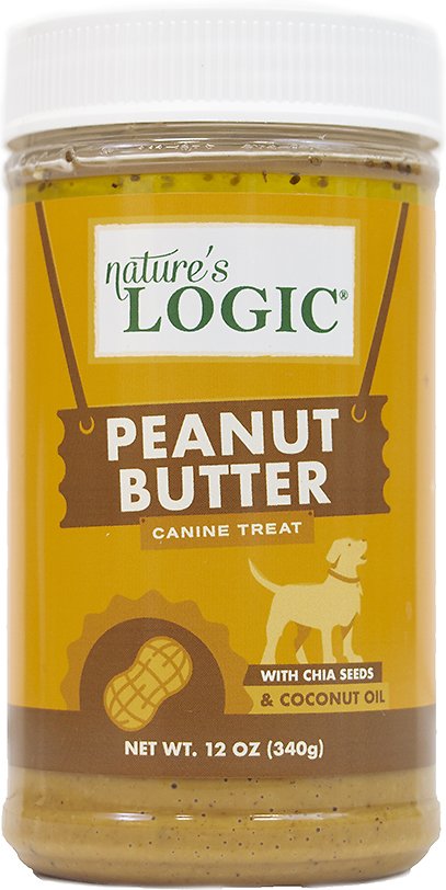 Nature's Logic Canine Peanut Butter Spread Dog Treat ,340g