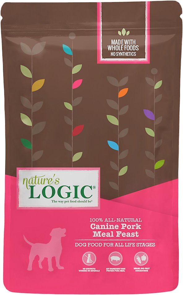Nature's Logic Canine Pork Meal Feast All Life Stages Dry Dog Food 11.33kg