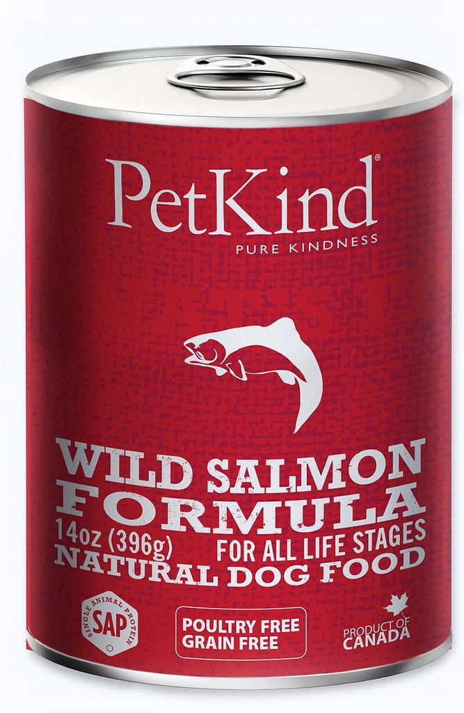 PETKIND That's It! Wild Salmon Grain-Free Case of 12 Canned Dog Food,369g