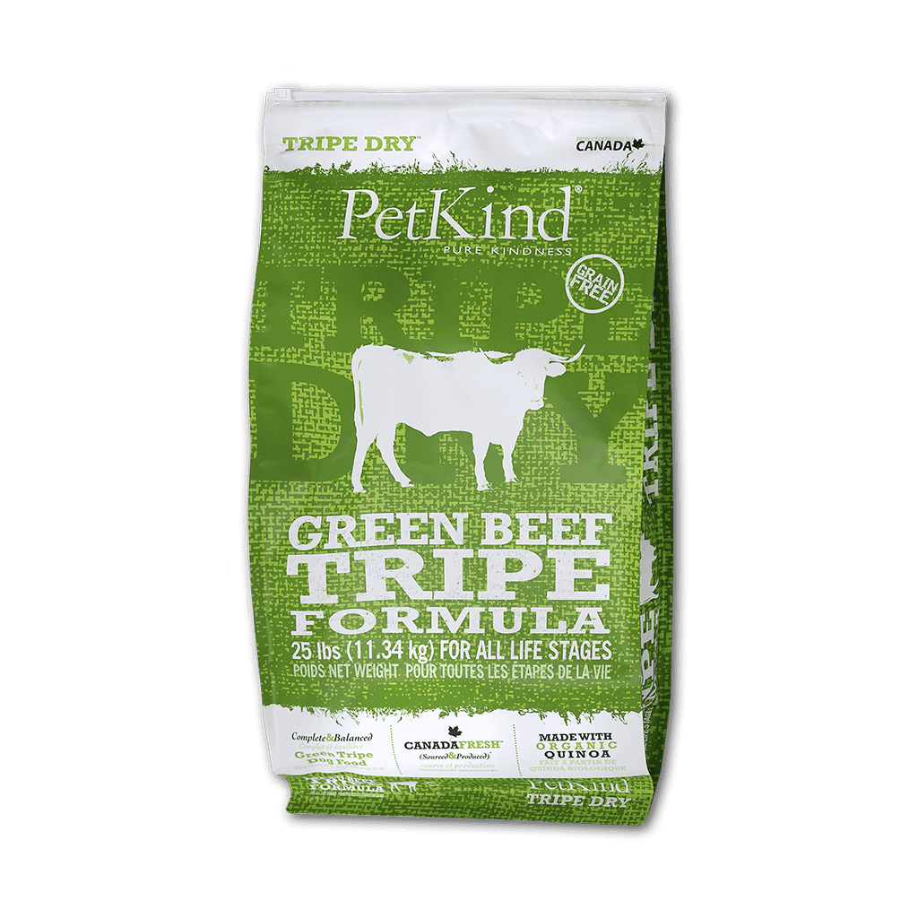 PETKIND Tripe Dry  Green Beef Tripe Formula Grain-Free Dry Dog Food 11.3kg