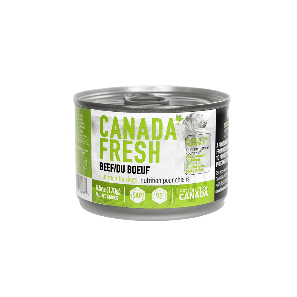 PETKIND Canada Fresh Dog Beef Formula Case of 24 Wet Canned Dog Food 170g