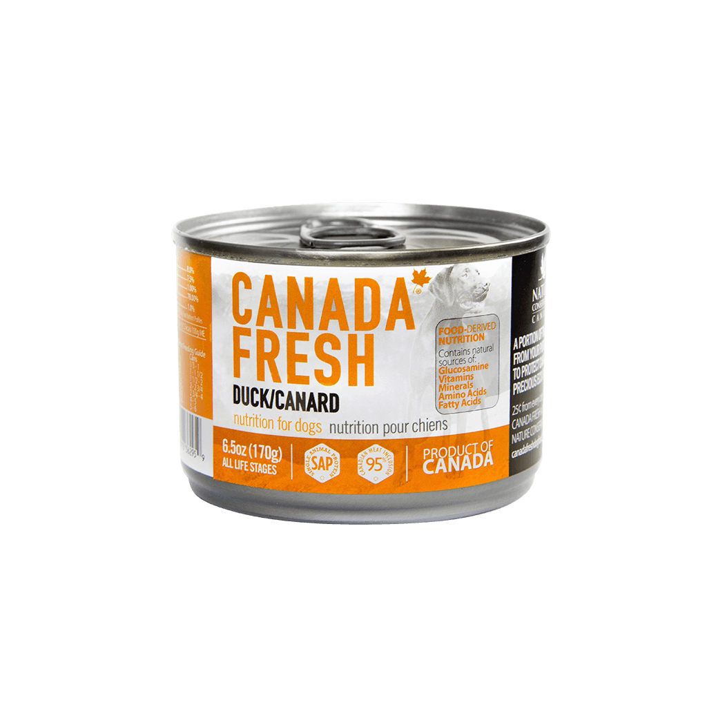 PETKIND Canada Fresh Dog Duck Formula Case of 24 Wet Canned Dog Food 170g